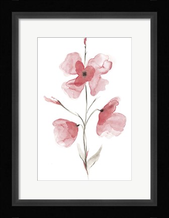 Framed Love In Bordeaux II Print