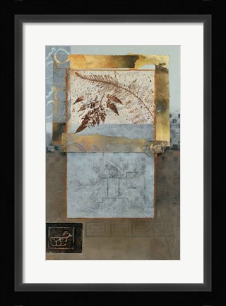 Framed Nature Leaf I Print