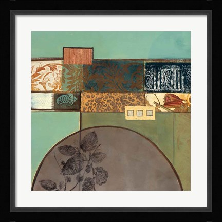 Framed Botanical Textures II Print