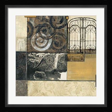 Framed Classical Ruins I Print