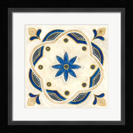 Framed Timeless Tiles I Print