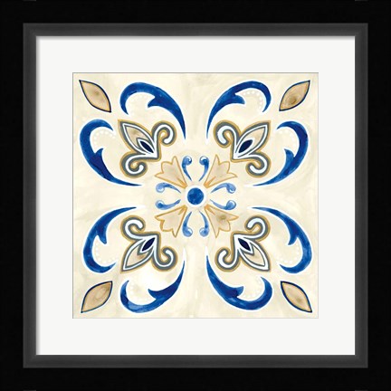 Framed Timeless Tiles II Print