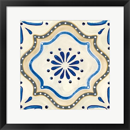 Framed Timeless Tiles III Print