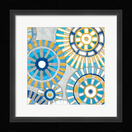 Framed Circle Delight III Print