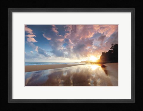 Framed Secret Beach Sunrise Print