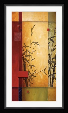 Framed Garden Dance I Print