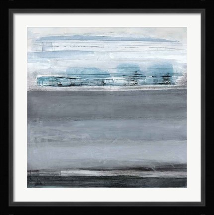 Framed Snowy Tracks Print