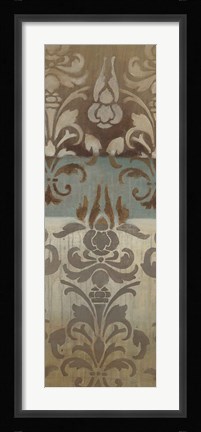 Framed Brocade Inspirations II Print