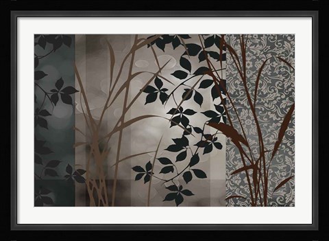 Framed Silver Whispers I Print