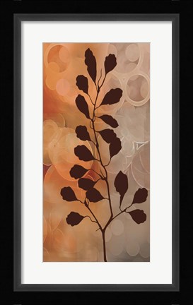 Framed Flora I Print