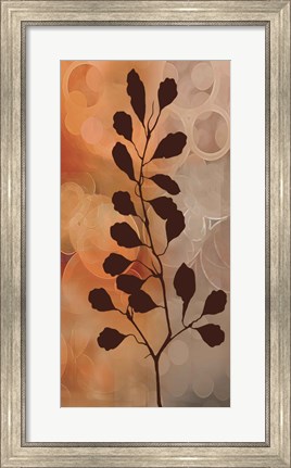 Framed Flora I Print