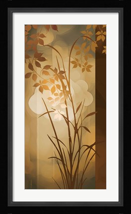 Framed Golden Heights I Print