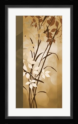 Framed Golden Heights II Print