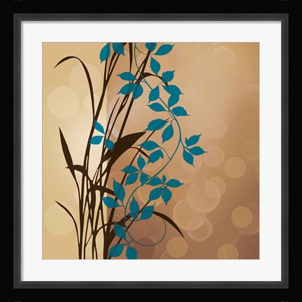 Framed Sunset Blueprint I Print