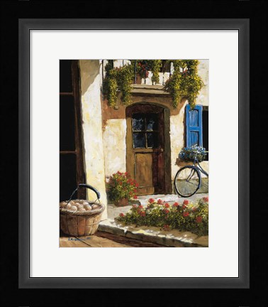 Framed Back From the Market Print