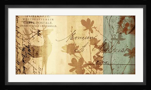 Framed Letter I Print