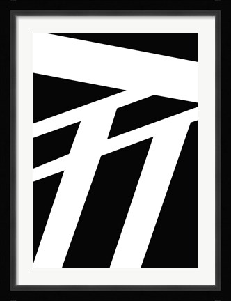 Framed Lines III Print
