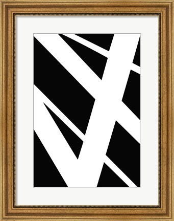 Framed Lines VI Print