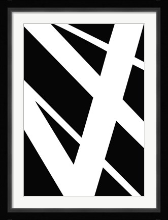 Framed Lines VI Print