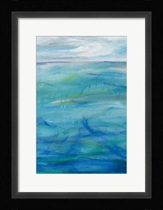 Framed Deep Blue I Print