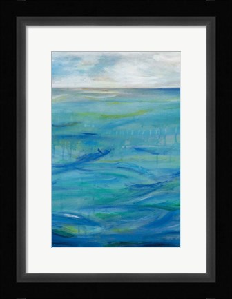 Framed Deep Blue II Print