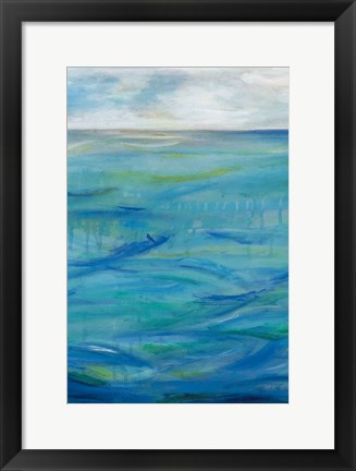 Framed Deep Blue II Print