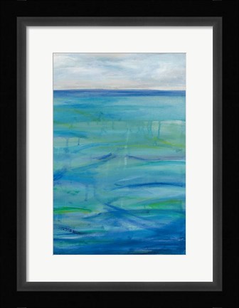 Framed Deep Blue III Print
