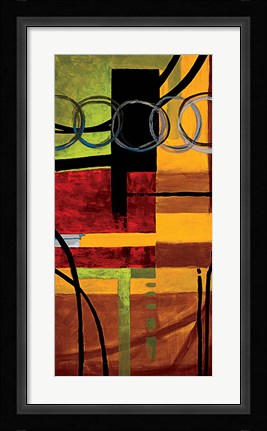 Framed Homespun Print