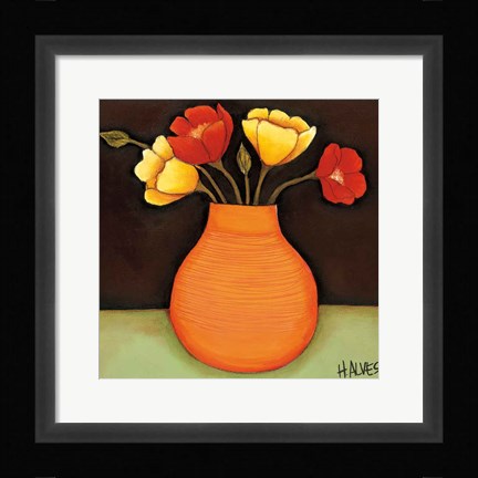 Framed Flores Coloridas II Print