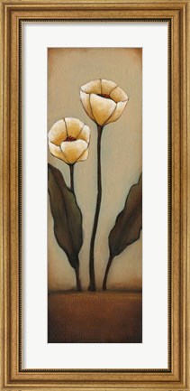 Framed Jardin de Flores I Print