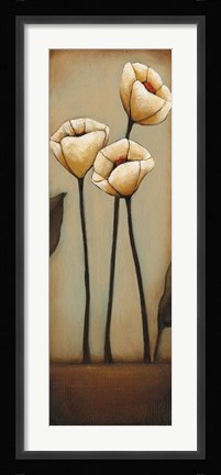 Framed Jardin de Flores II Print