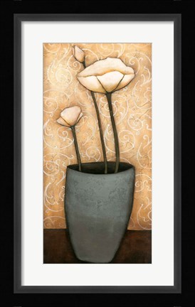 Framed Mon Jardine I Print