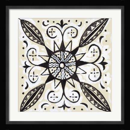 Framed Imaginary Mandala Print