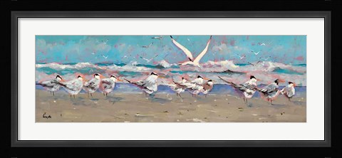 Framed Late Comer Print