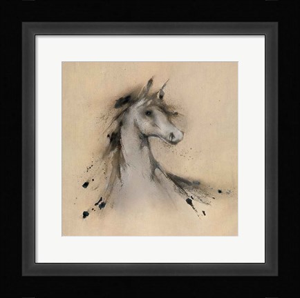 Framed Horse Play I Print