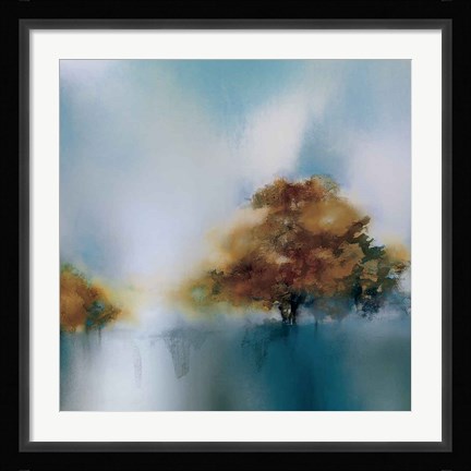 Framed Old Oaks &amp; Sea Mist Print