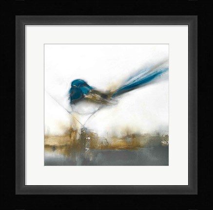 Framed Little Blue II Print