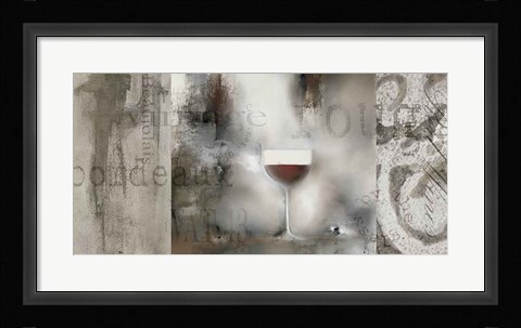 Framed Cellar Wine II Print