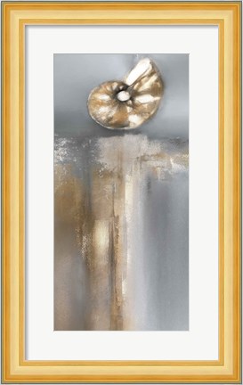 Framed Silver and Gold Treasures II Print