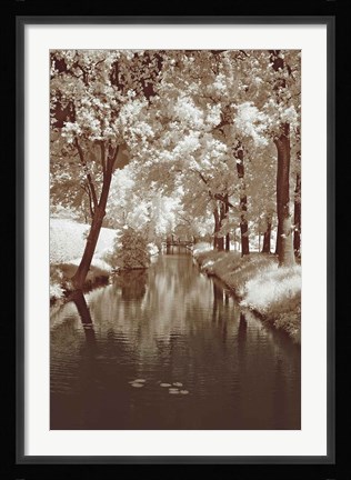 Framed Water Under The Bridge Print