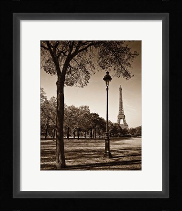 Framed Afternoon Stroll - Paris I Print