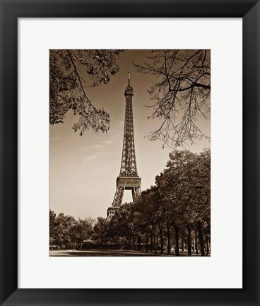 Framed Afternoon Stroll - Paris II Print