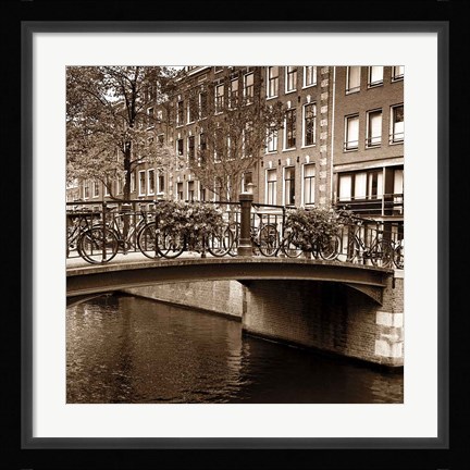 Framed Autumn in Amsterdam III Print