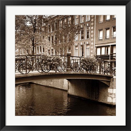 Framed Autumn in Amsterdam III Print