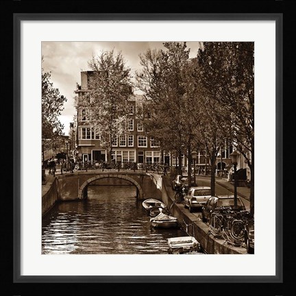 Framed Autumn in Amsterdam IV Print