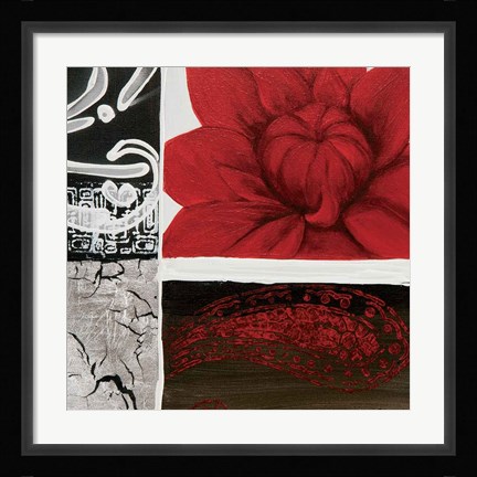 Framed Flora II Print