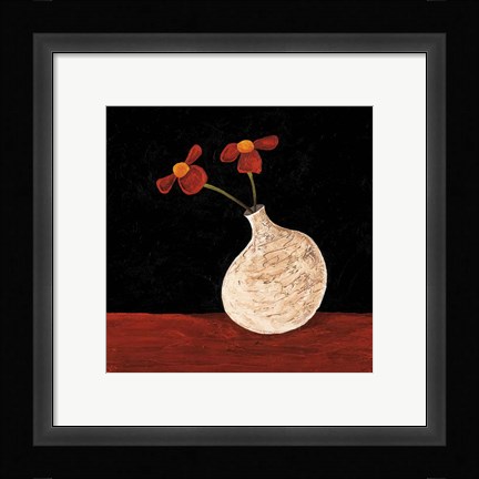 Framed Playful Posies II Print