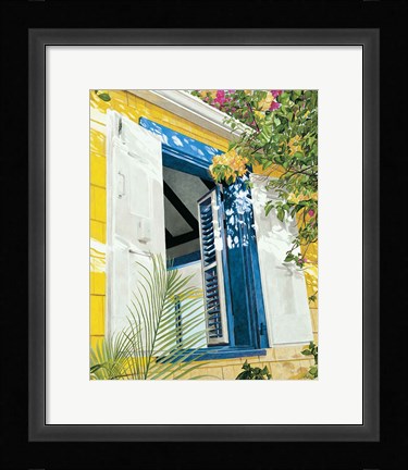 Framed My View Print