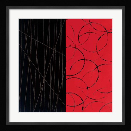 Framed Metro Chic I Print