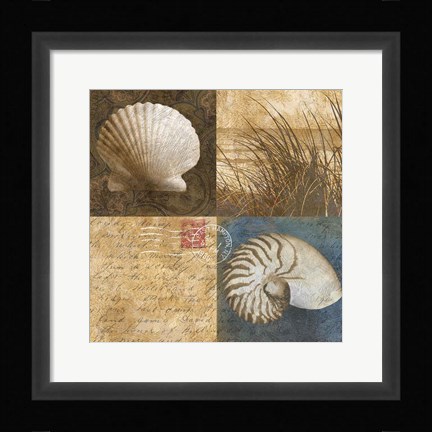 Framed Seaside Memories I Print